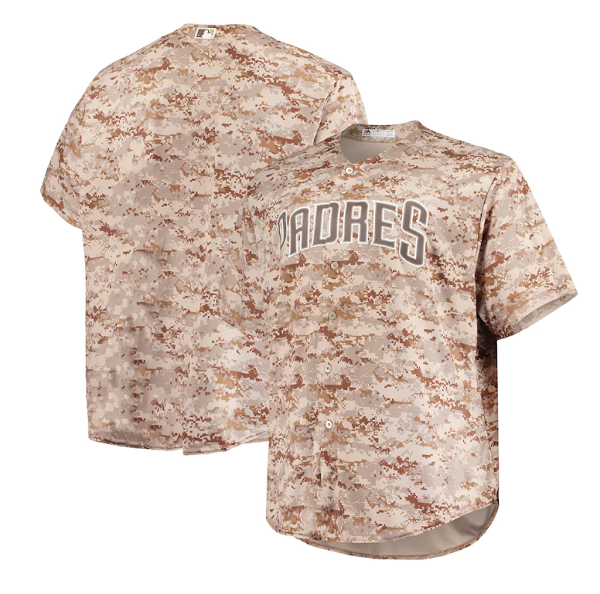 Men's San Diego Padres Blank Camo Majestic Team Cool Base Stitched Jersey Men's San Diego Padres Blank Camo Majestic Team Cool Base Stitched Jersey